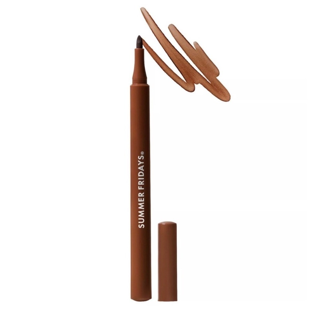 Summer Fridays Flushed Lip Stain 12HR Long-Lasting Lip In Mocha NIB